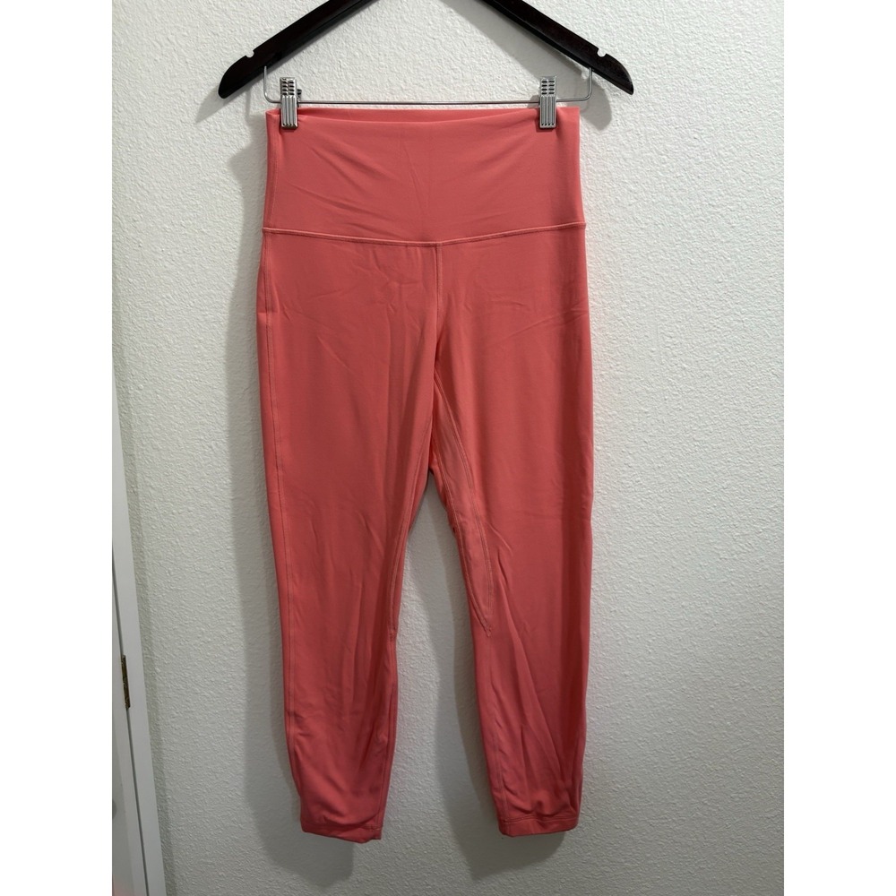 Lululemon Align‎ High-Rise Pants 25" Womens Sz 6 Pink Blossom Athletic Leggings
